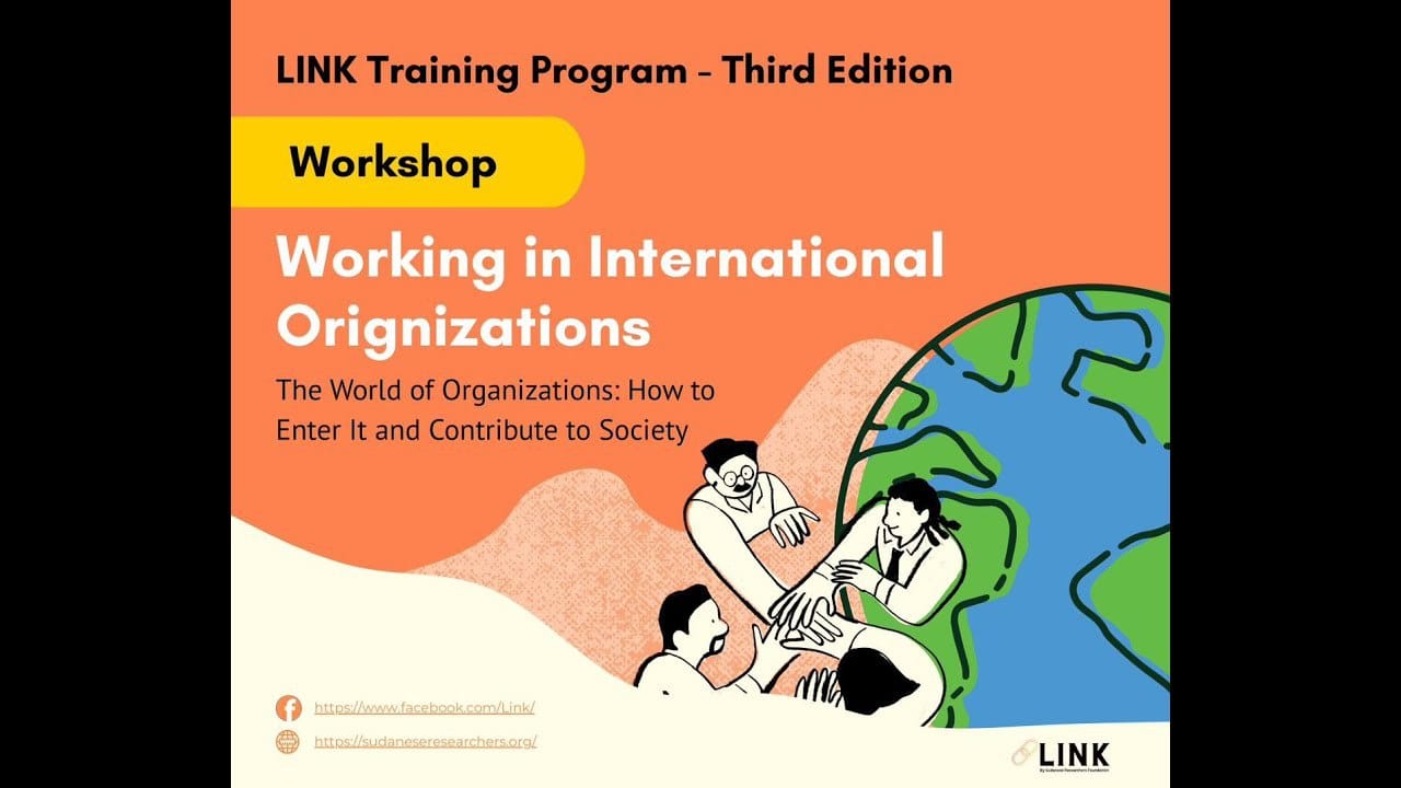 ورشة العمل بالمنظمات الدولية – ضمن برنامج LINK 2025