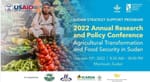 Food Security Conference, SRFF with IFPRI-Sudan